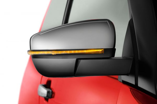 Brommobielen AIXAM Coupé Grote spiegels met geïntegreerd knipperlicht.